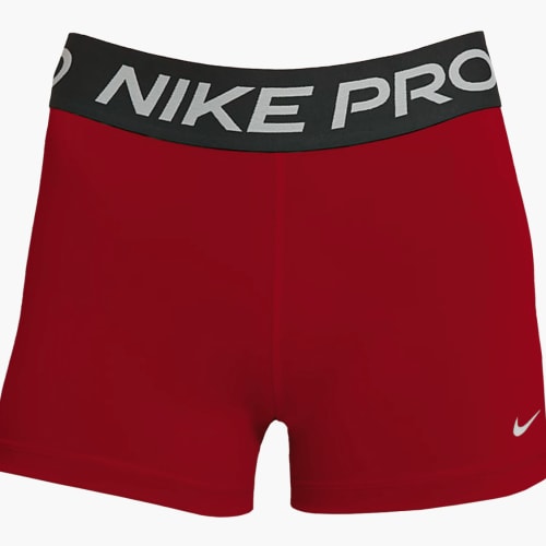 Red nike pro shorts womens new arrivals